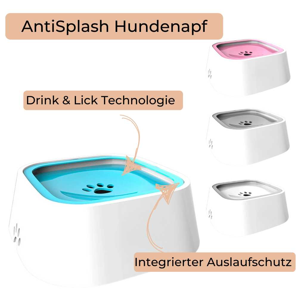 - AntiSplash Hundenapf