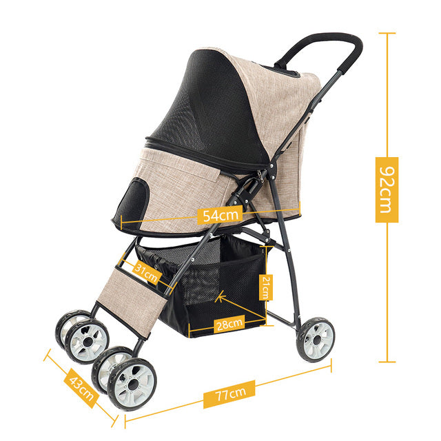 - Premium Hunde Buggy Jack / Hundewagen